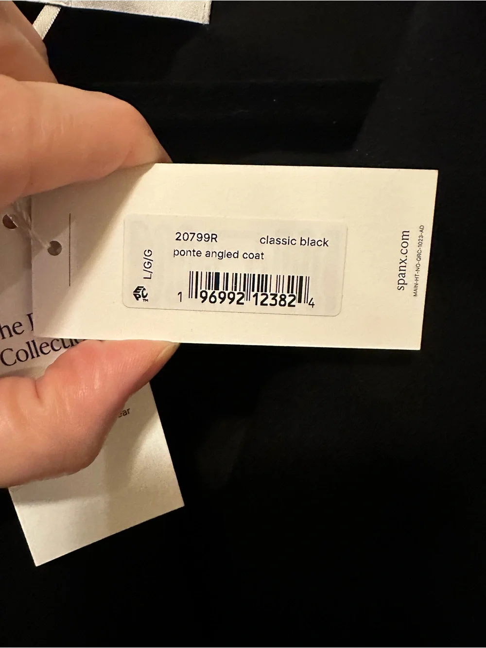 Spanx Ponte Angled Coat